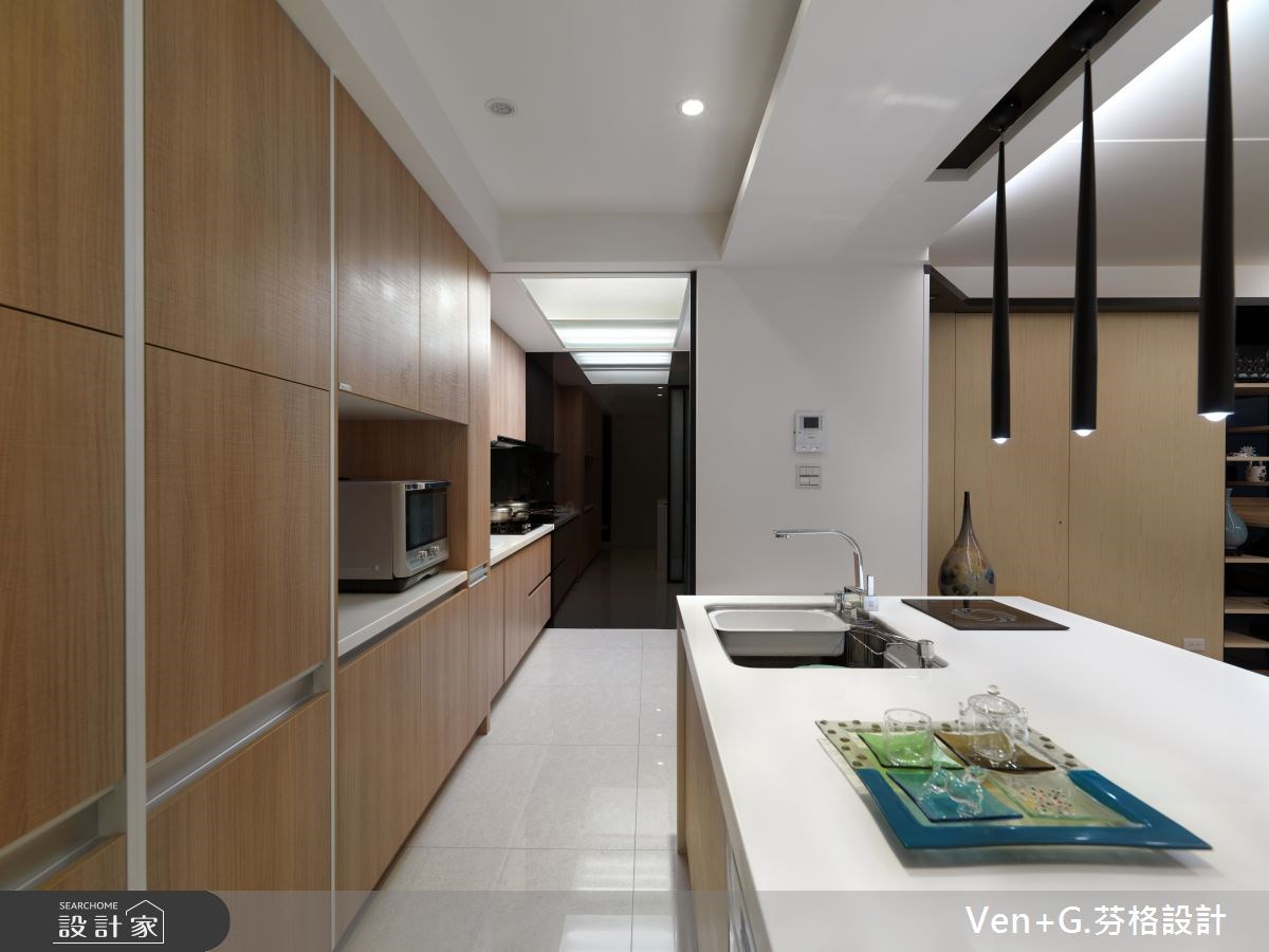 40坪老屋(16~30年)＿簡約風廚房案例圖片＿芬格空間設計事務所＿芬格設計2.回歸本質的美好 新北老屋翻新40坪簡約風之6