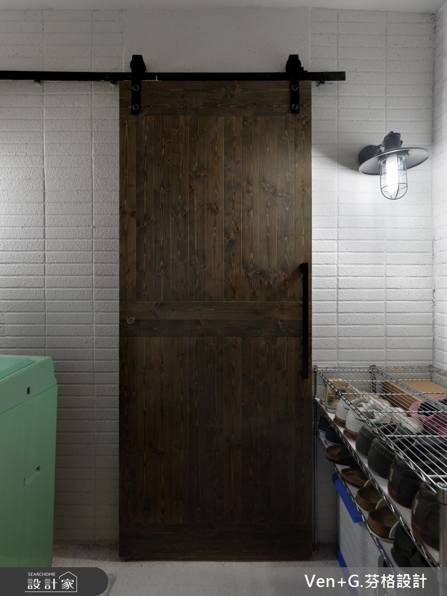 40坪老屋(16~30年)＿簡約風玄關案例圖片＿芬格空間設計事務所＿芬格設計2.回歸本質的美好 新北老屋翻新40坪簡約風之13