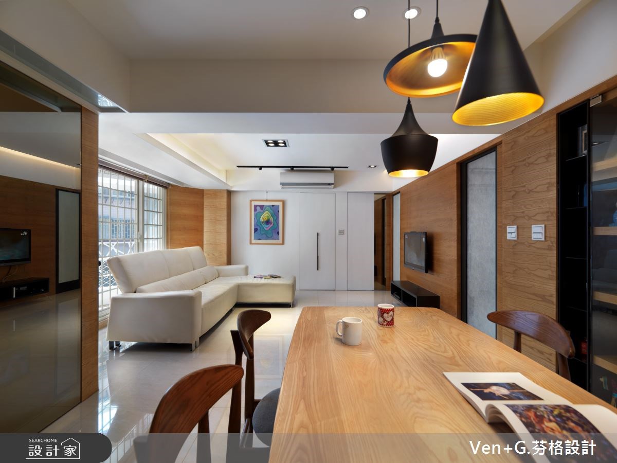 30坪老屋(16~30年)＿簡約風餐廳案例圖片＿芬格空間設計事務所＿芬格設計3.家的光合作用 新北老屋翻新30坪簡約風之4