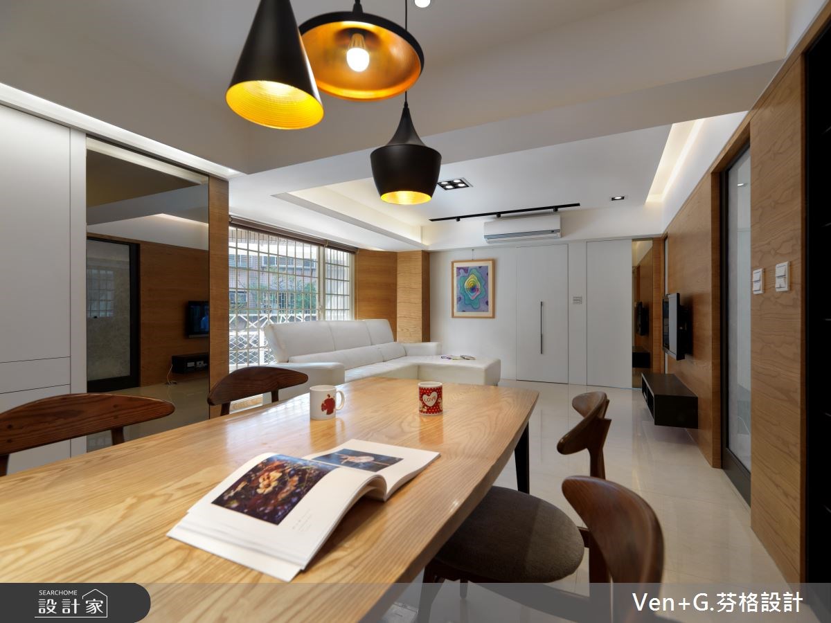 30坪老屋(16~30年)＿簡約風餐廳案例圖片＿芬格空間設計事務所＿芬格設計3.家的光合作用 新北老屋翻新30坪簡約風之6