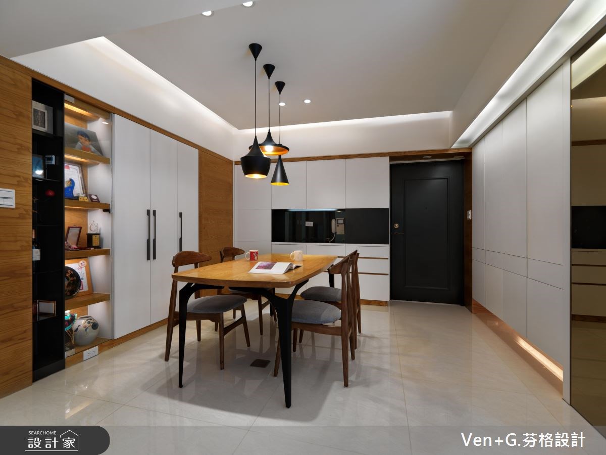 30坪老屋(16~30年)＿簡約風餐廳案例圖片＿芬格空間設計事務所＿芬格設計3.家的光合作用 新北老屋翻新30坪簡約風之7