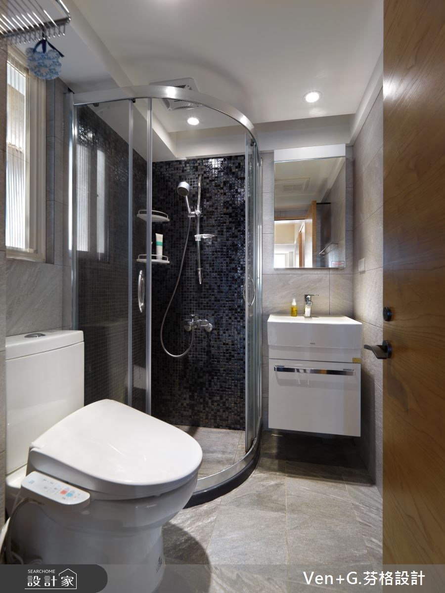 30坪老屋(16~30年)＿簡約風浴室案例圖片＿芬格空間設計事務所＿芬格設計3.家的光合作用 新北老屋翻新30坪簡約風之13