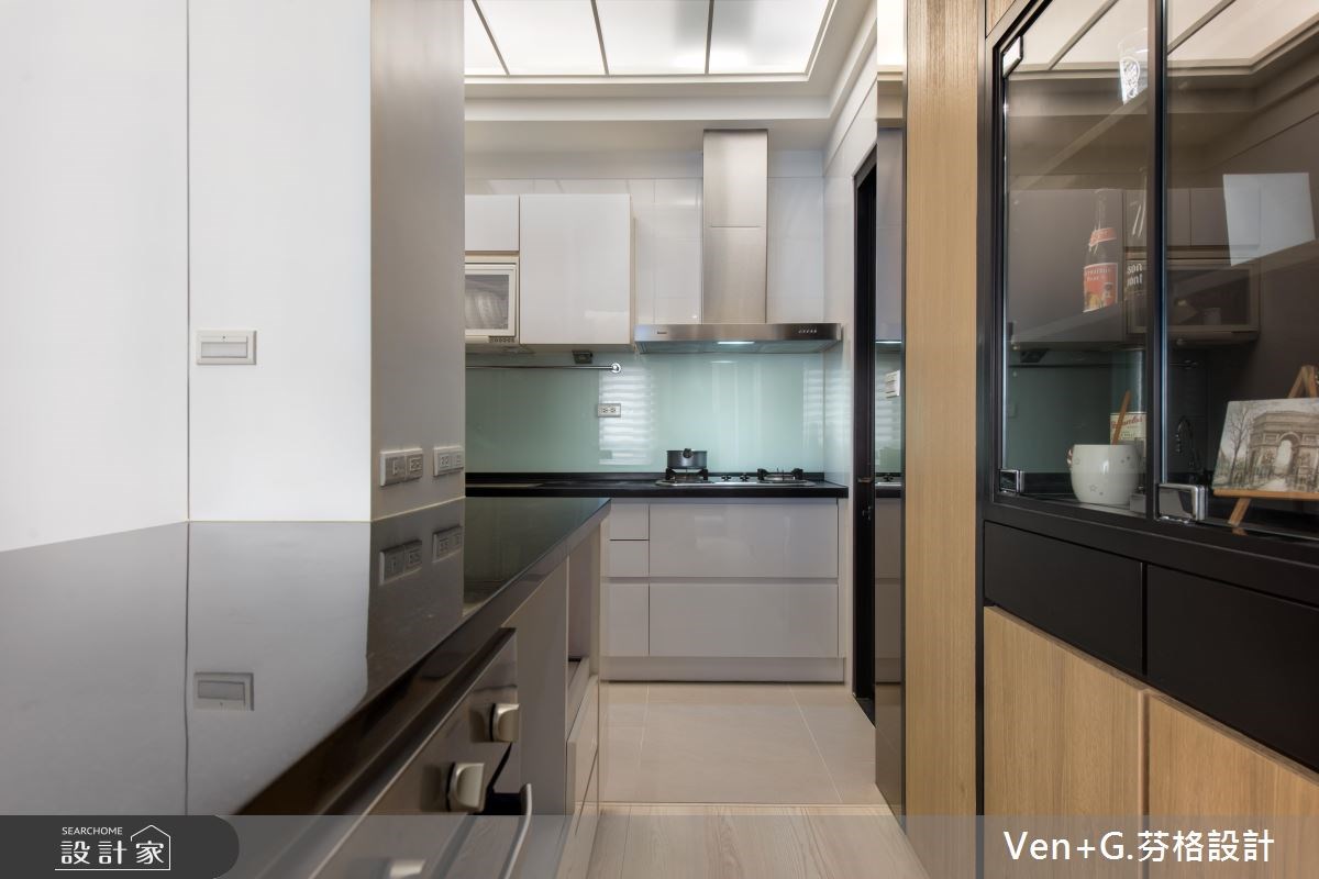 20坪新成屋(5年以下)＿北歐風廚房吧檯案例圖片＿芬格空間設計事務所＿芬格設計4.清新無壓人文美宅 台北20坪北歐風之9