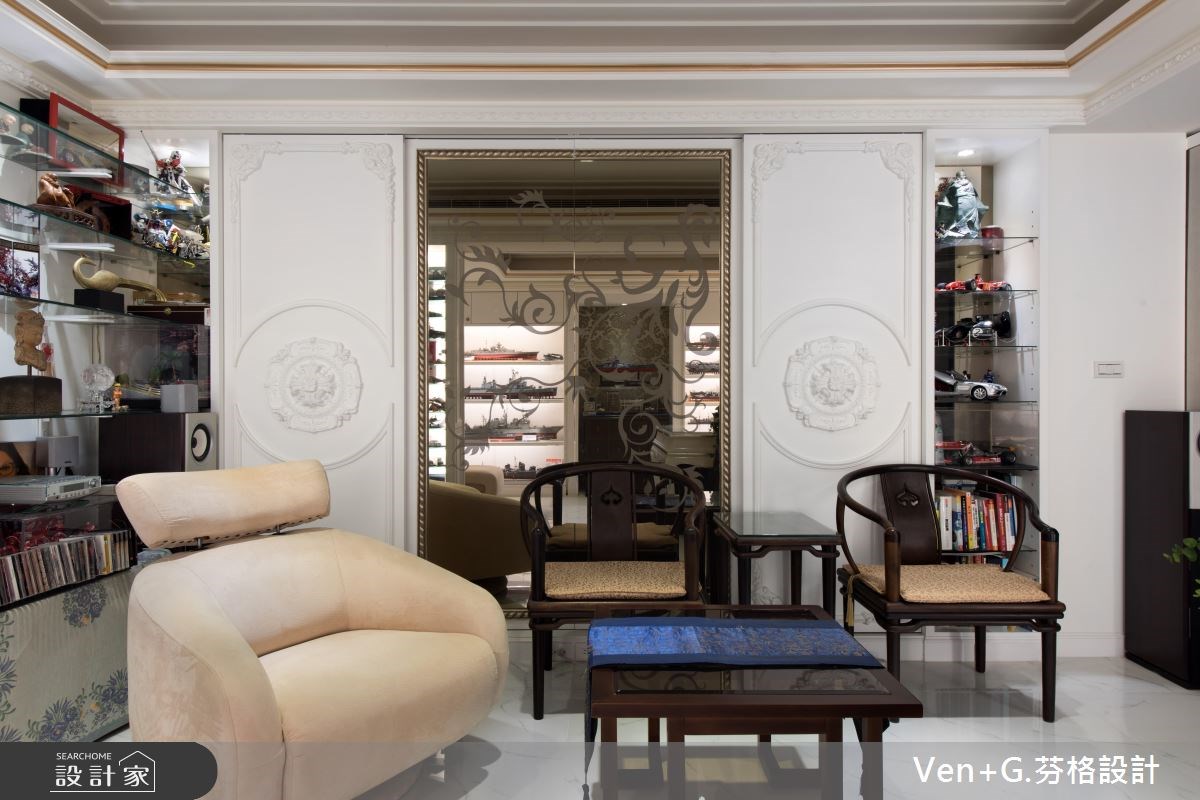 40坪老屋(16~30年)＿新古典儲藏室案例圖片＿芬格空間設計事務所＿芬格設計5.童趣與華麗的對決 台北老屋翻新40坪新古典之15