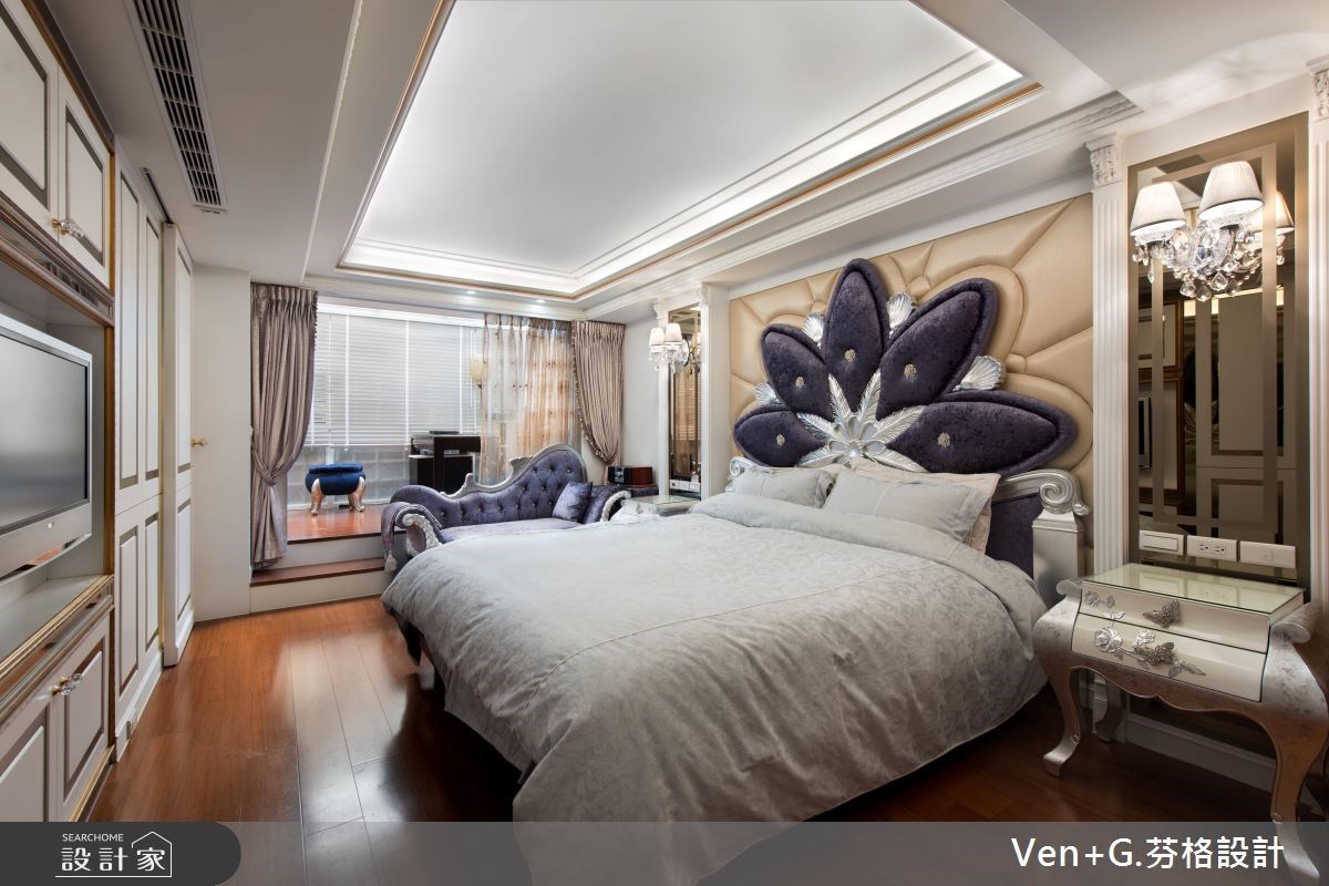 40坪老屋(16~30年)＿新古典臥室案例圖片＿芬格空間設計事務所＿芬格設計5.童趣與華麗的對決 台北老屋翻新40坪新古典之20