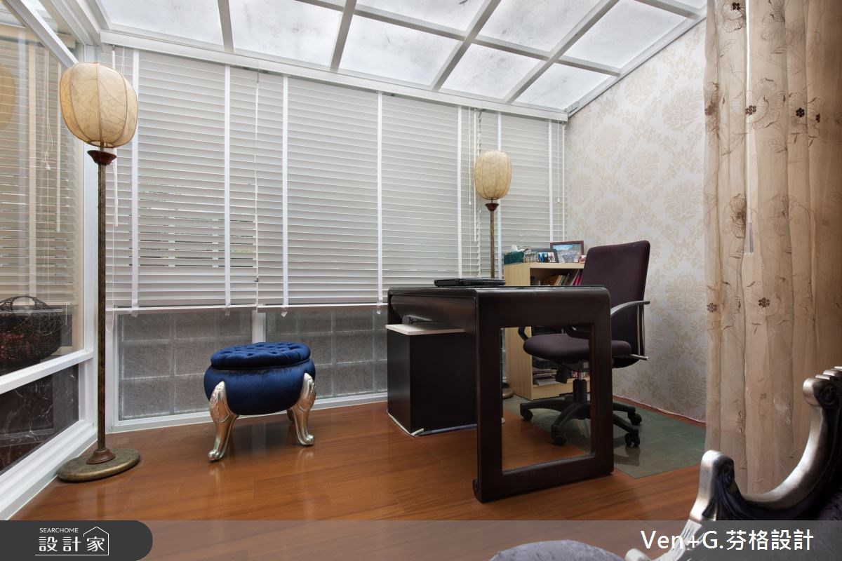 40坪老屋(16~30年)＿新古典書房案例圖片＿芬格空間設計事務所＿芬格設計5.童趣與華麗的對決 台北老屋翻新40坪新古典之22