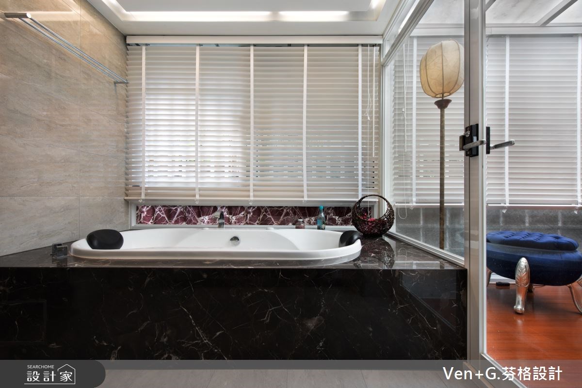 40坪老屋(16~30年)＿新古典臥室浴室案例圖片＿芬格空間設計事務所＿芬格設計5.童趣與華麗的對決 台北老屋翻新40坪新古典之25