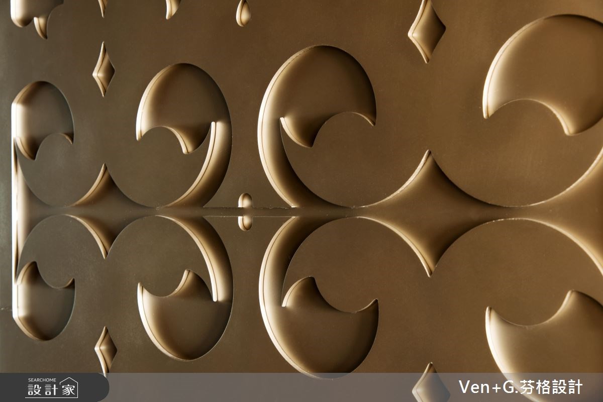 23坪新成屋(5年以下)＿奢華風玄關案例圖片＿芬格空間設計事務所＿芬格設計7.新古典奢華風 新北23坪奢華風之2