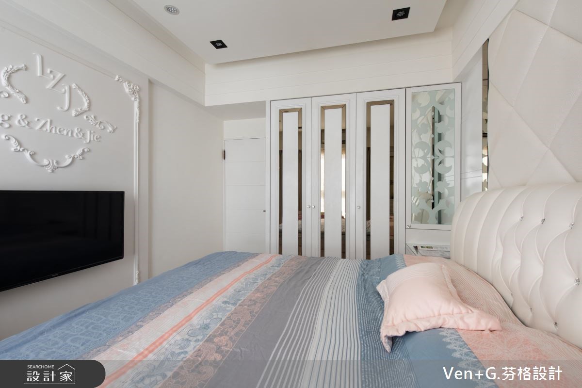 23坪新成屋(5年以下)＿奢華風臥室案例圖片＿芬格空間設計事務所＿芬格設計7.新古典奢華風 新北23坪奢華風之11