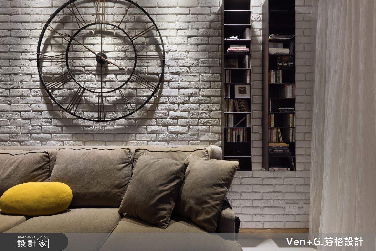 23坪新成屋(5年以下)＿北歐風客廳案例圖片＿芬格空間設計事務所＿芬格設計8.山光寂靜‧自然優美 台北23坪北歐風之3