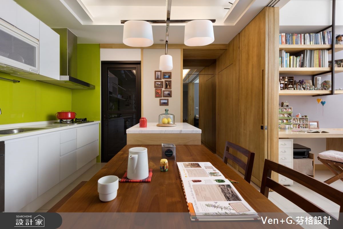 23坪新成屋(5年以下)＿北歐風餐廳案例圖片＿芬格空間設計事務所＿芬格設計8.山光寂靜‧自然優美 台北23坪北歐風之8