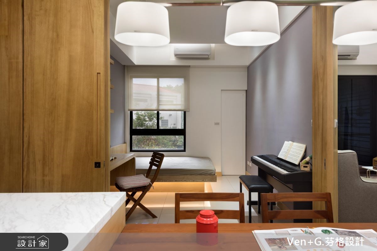 23坪新成屋(5年以下)＿北歐風書房案例圖片＿芬格空間設計事務所＿芬格設計8.山光寂靜‧自然優美 台北23坪北歐風之11