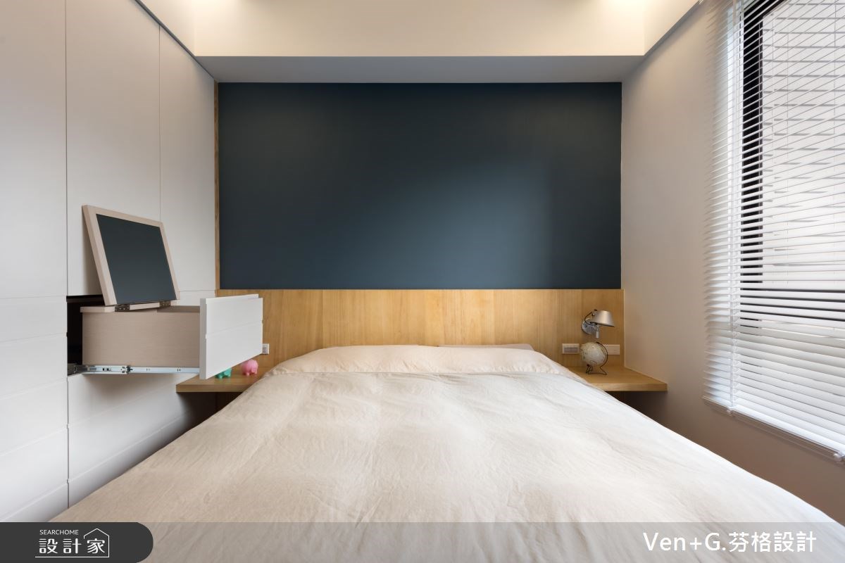 23坪新成屋(5年以下)＿北歐風臥室案例圖片＿芬格空間設計事務所＿芬格設計8.山光寂靜‧自然優美 台北23坪北歐風之15