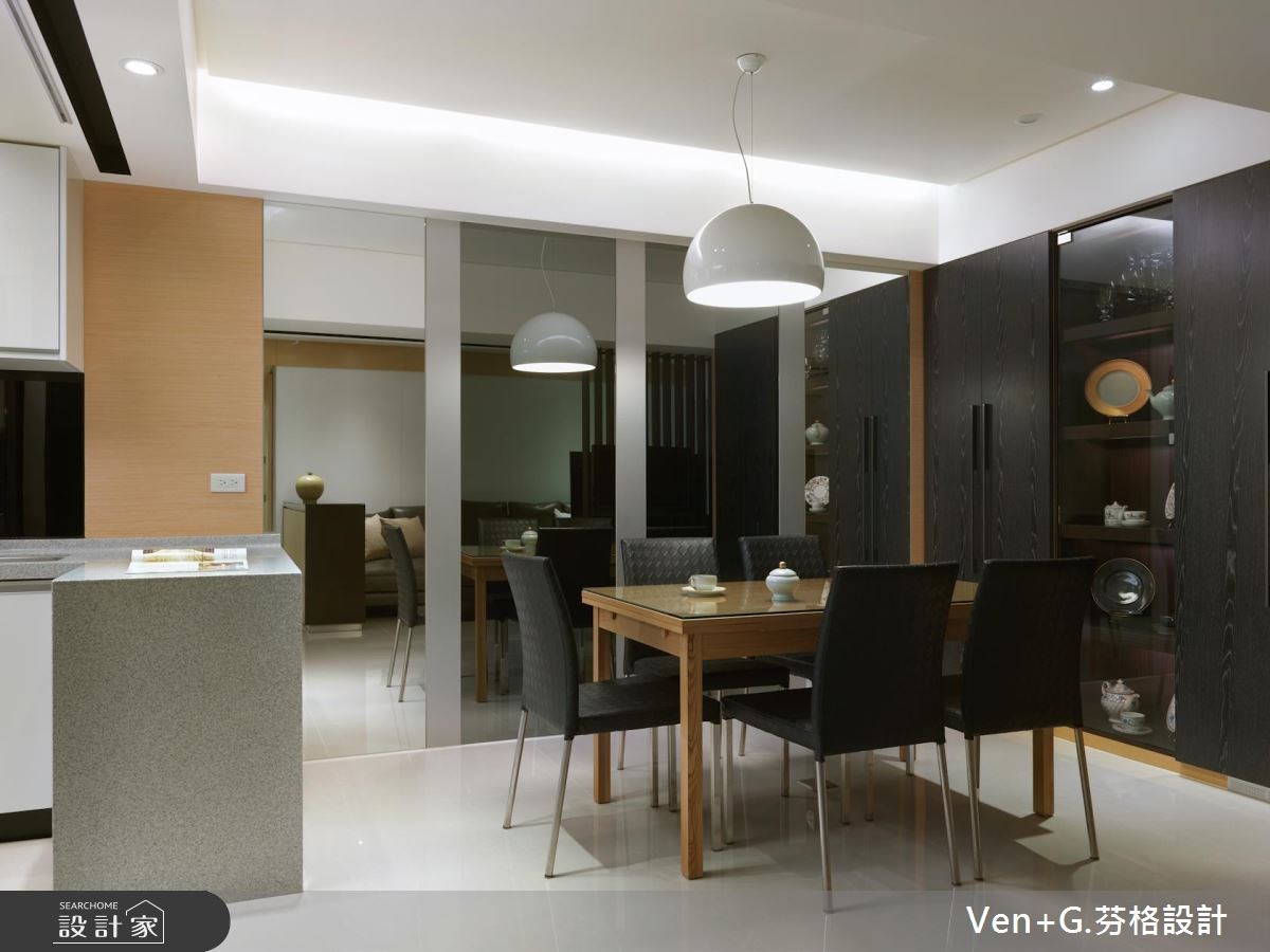 36坪老屋(16~30年)＿簡約風餐廳案例圖片＿芬格空間設計事務所＿芬格設計9.微型莊園 台北老屋翻新36簡約風之6