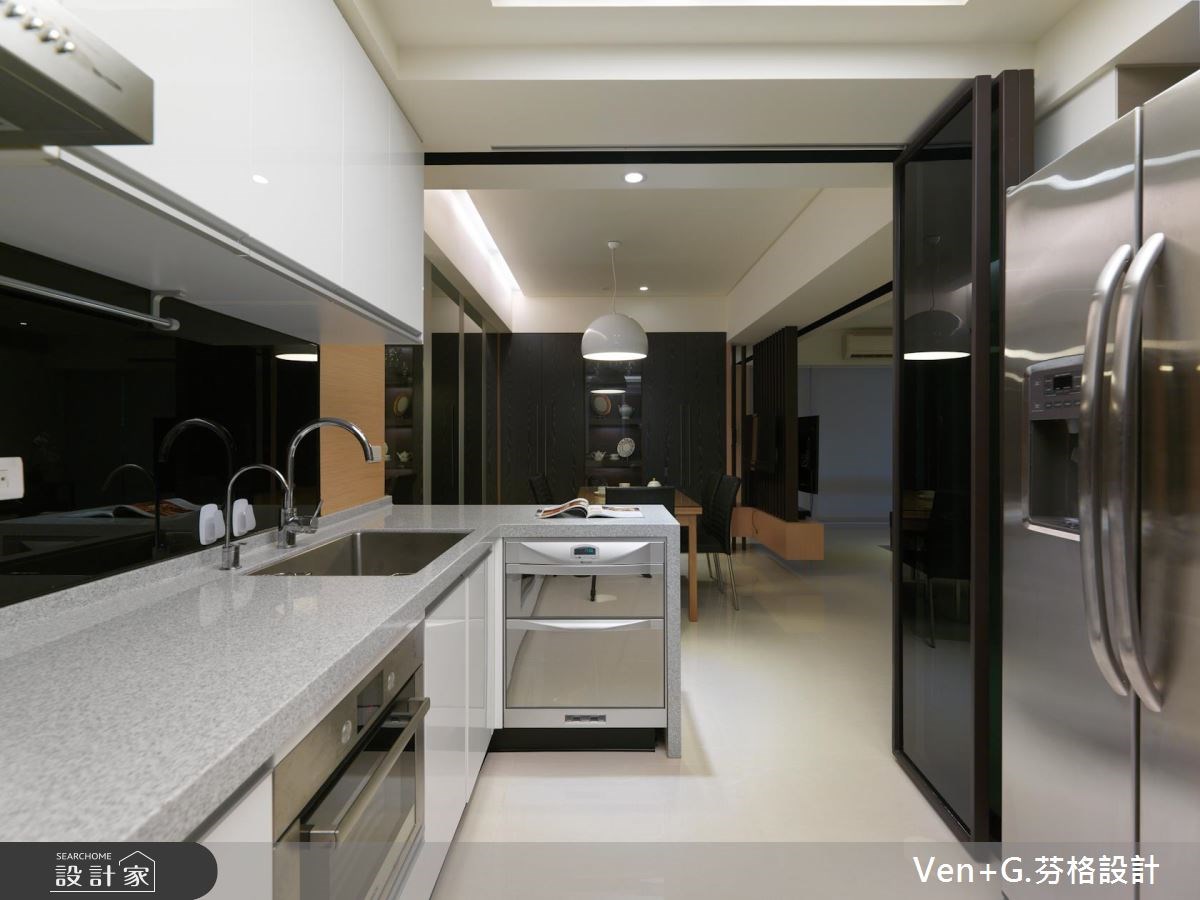 36坪老屋(16~30年)＿簡約風廚房案例圖片＿芬格空間設計事務所＿芬格設計9.微型莊園 台北老屋翻新36簡約風之8