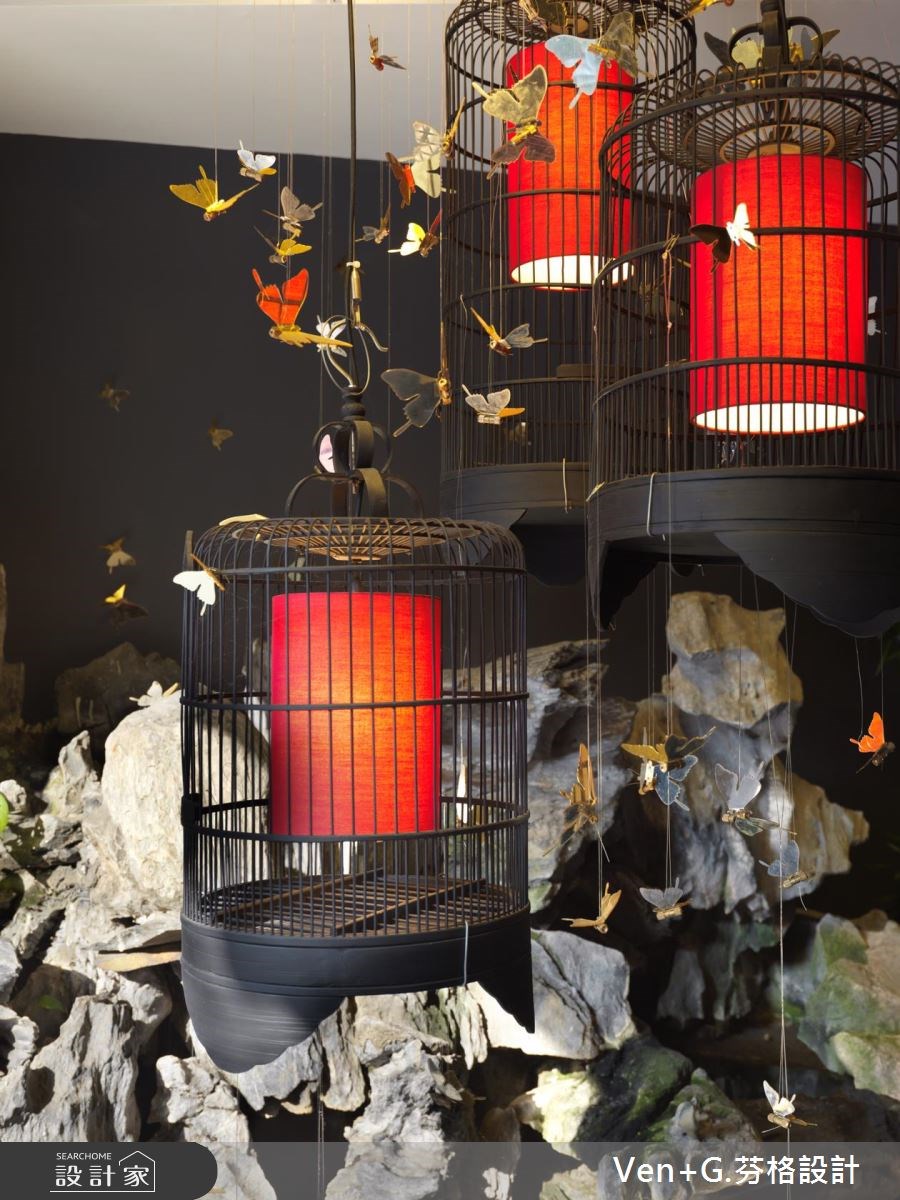 100坪老屋(16~30年)＿新中式風商業空間案例圖片＿芬格空間設計事務所＿芬格設計10.迷迭香 台北商業空間100坪新中式風之3