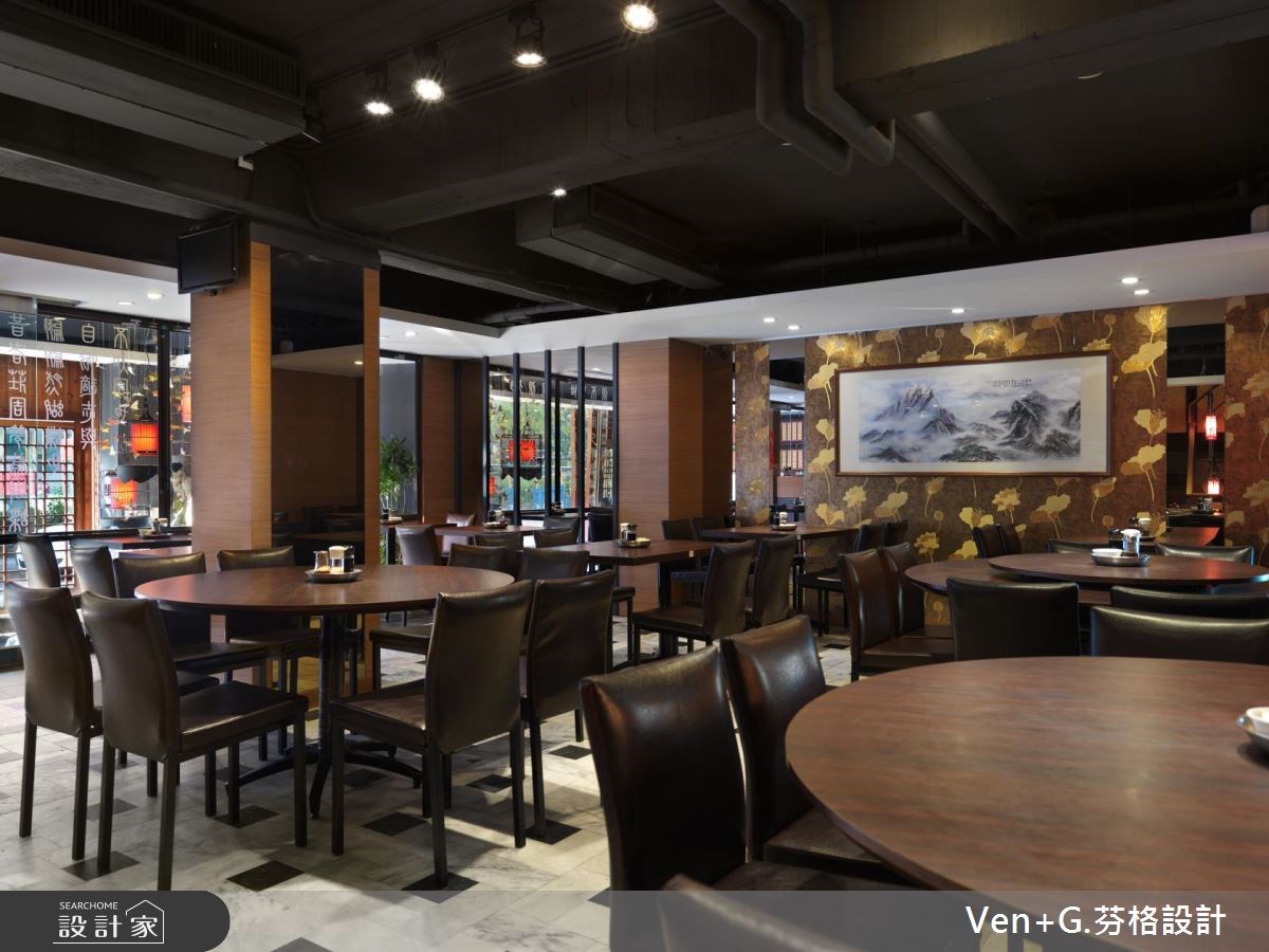 100坪老屋(16~30年)＿新中式風商業空間案例圖片＿芬格空間設計事務所＿芬格設計10.迷迭香 台北商業空間100坪新中式風之6