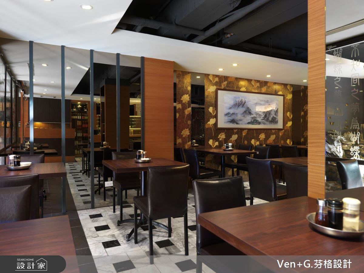 100坪老屋(16~30年)＿新中式風商業空間案例圖片＿芬格空間設計事務所＿芬格設計10.迷迭香 台北商業空間100坪新中式風之7