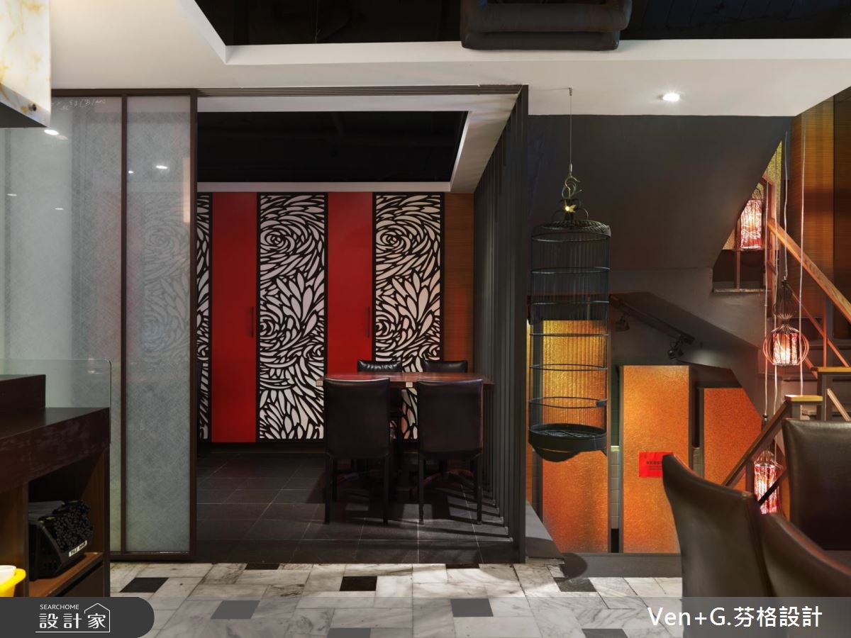 100坪老屋(16~30年)＿新中式風商業空間案例圖片＿芬格空間設計事務所＿芬格設計10.迷迭香 台北商業空間100坪新中式風之8