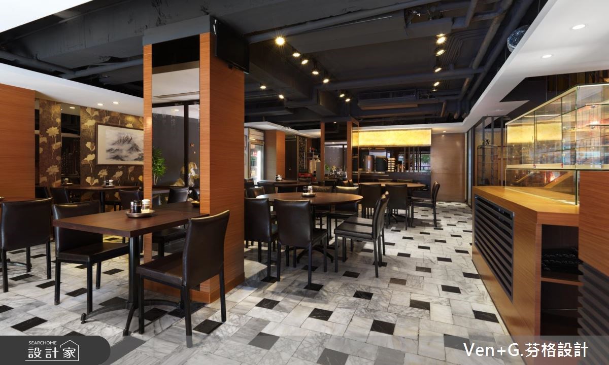 100坪老屋(16~30年)＿新中式風商業空間案例圖片＿芬格空間設計事務所＿芬格設計10.迷迭香 台北商業空間100坪新中式風之9