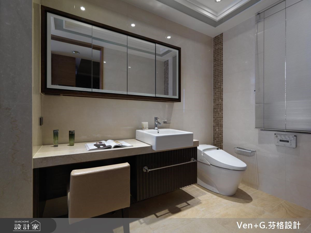 50坪新成屋(5年以下)＿新中式風浴室案例圖片＿芬格空間設計事務所＿芬格設計11.蝶戀花 台北50坪新中式風之26