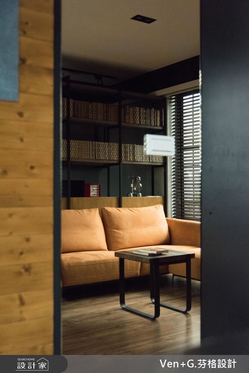 18坪老屋(16~30年)＿工業風客廳案例圖片＿芬格空間設計事務所＿芬格設計12.英倫工業風 新北老屋翻新18坪工業風之9