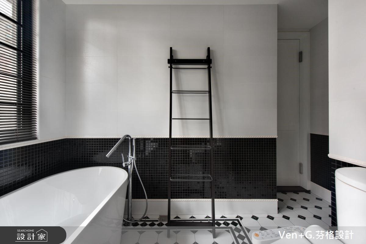 18坪老屋(16~30年)＿工業風浴室案例圖片＿芬格空間設計事務所＿芬格設計12.英倫工業風 新北老屋翻新18坪工業風之14