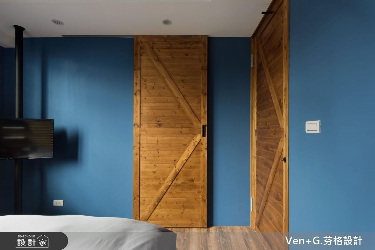 18坪老屋(16~30年)＿工業風臥室案例圖片＿芬格空間設計事務所＿芬格設計12.英倫工業風 新北老屋翻新18坪工業風之17