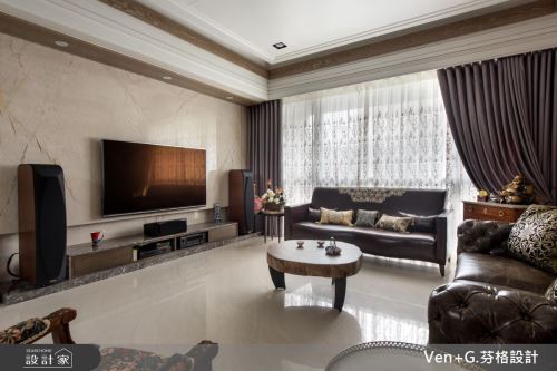 芬格設計13.向陽顏色 台北50坪新古典風_新古典