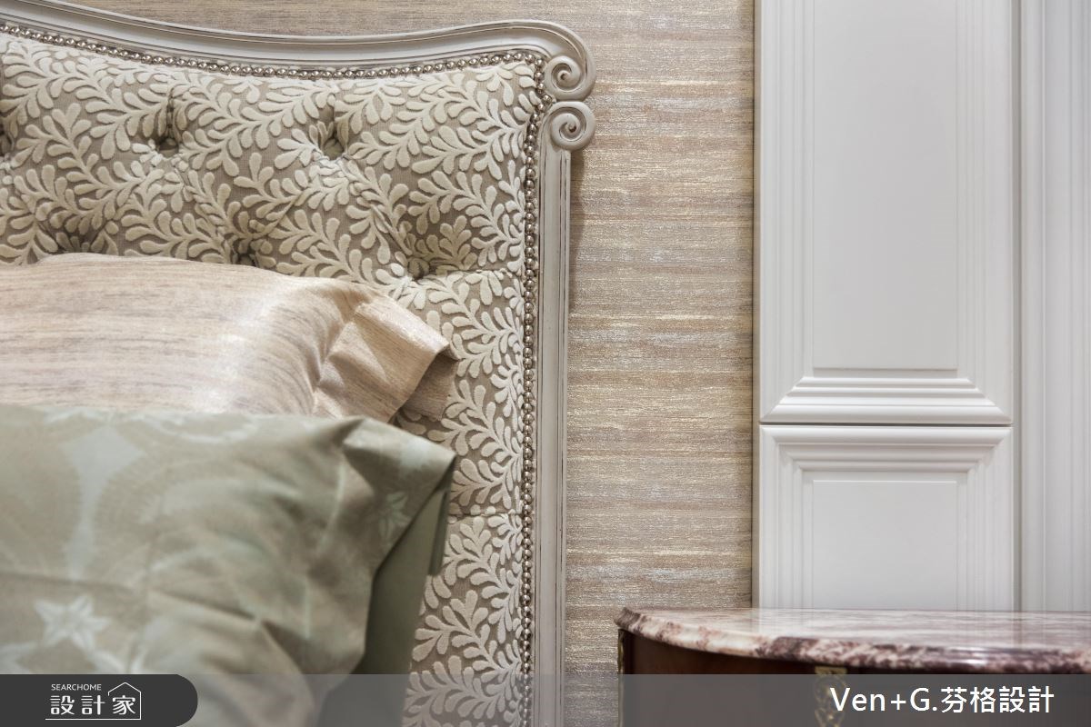 50坪新成屋(5年以下)＿新古典臥室案例圖片＿芬格空間設計事務所＿芬格設計13.向陽顏色 台北50坪新古典風之23