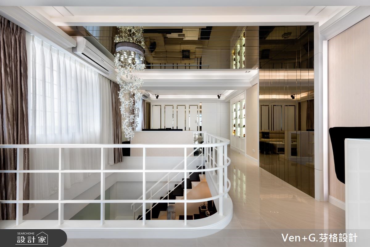 22坪老屋(16~30年)＿奢華風浴室樓梯案例圖片＿芬格空間設計事務所＿芬格設計14.不思議的華麗變身 台北老屋翻新22坪奢華風之3