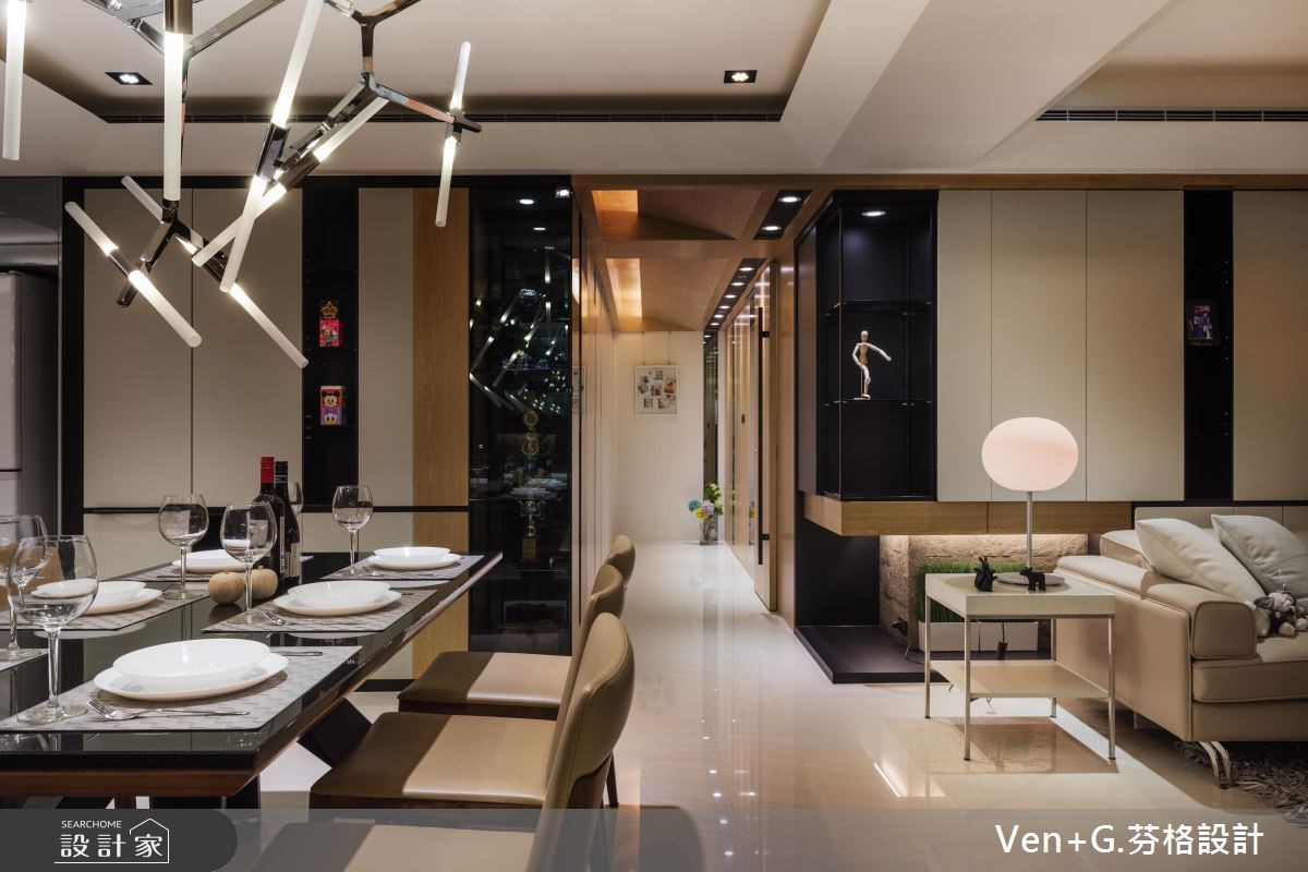 60坪老屋(16~30年)＿現代風餐廳案例圖片＿芬格空間設計事務所＿芬格設計16.自然暖心 台北老屋翻新60坪現代風之6