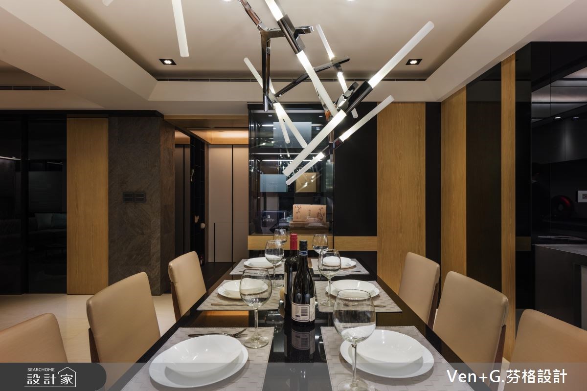 60坪老屋(16~30年)＿現代風餐廳案例圖片＿芬格空間設計事務所＿芬格設計16.自然暖心 台北老屋翻新60坪現代風之11