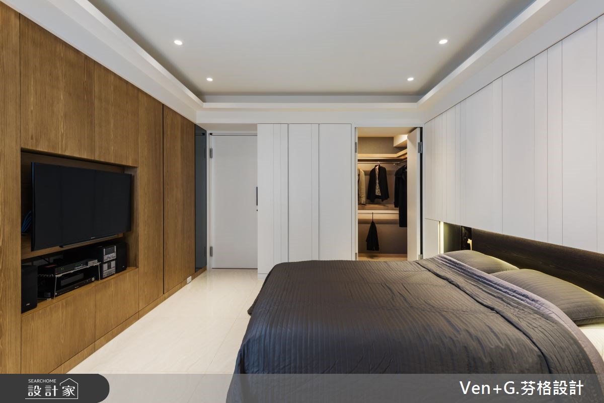 60坪老屋(16~30年)＿現代風臥室案例圖片＿芬格空間設計事務所＿芬格設計16.自然暖心 台北老屋翻新60坪現代風之15