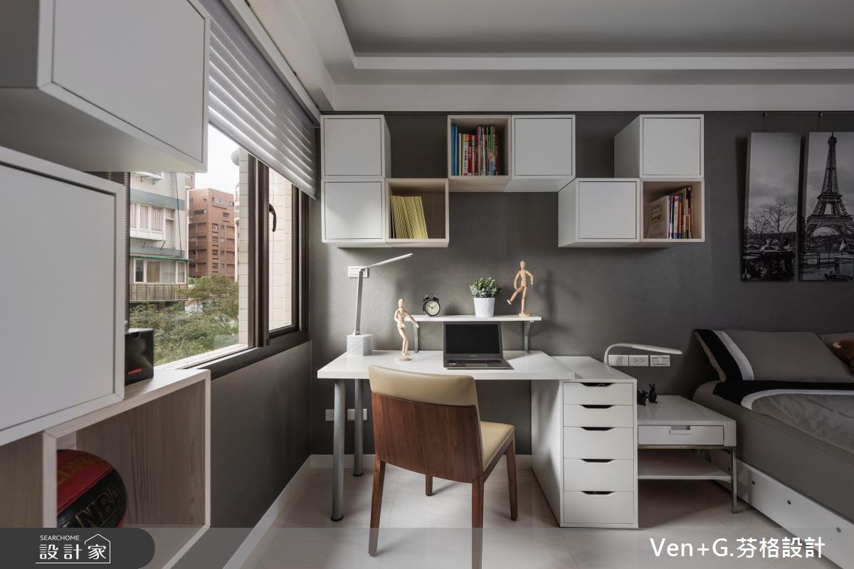 60坪老屋(16~30年)＿現代風臥室案例圖片＿芬格空間設計事務所＿芬格設計16.自然暖心 台北老屋翻新60坪現代風之22