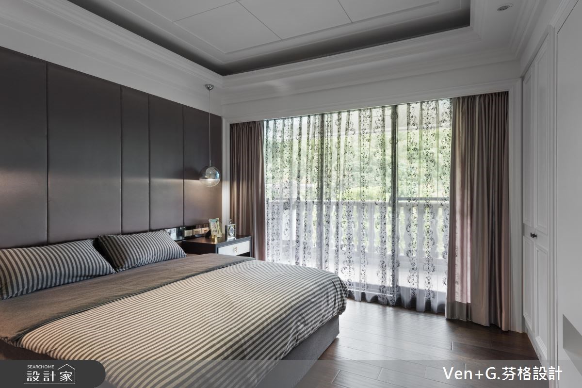 130坪新成屋(5年以下)＿美式風臥室案例圖片＿芬格空間設計事務所＿芬格設計17.自然人文風雅 台北130坪美式風之33