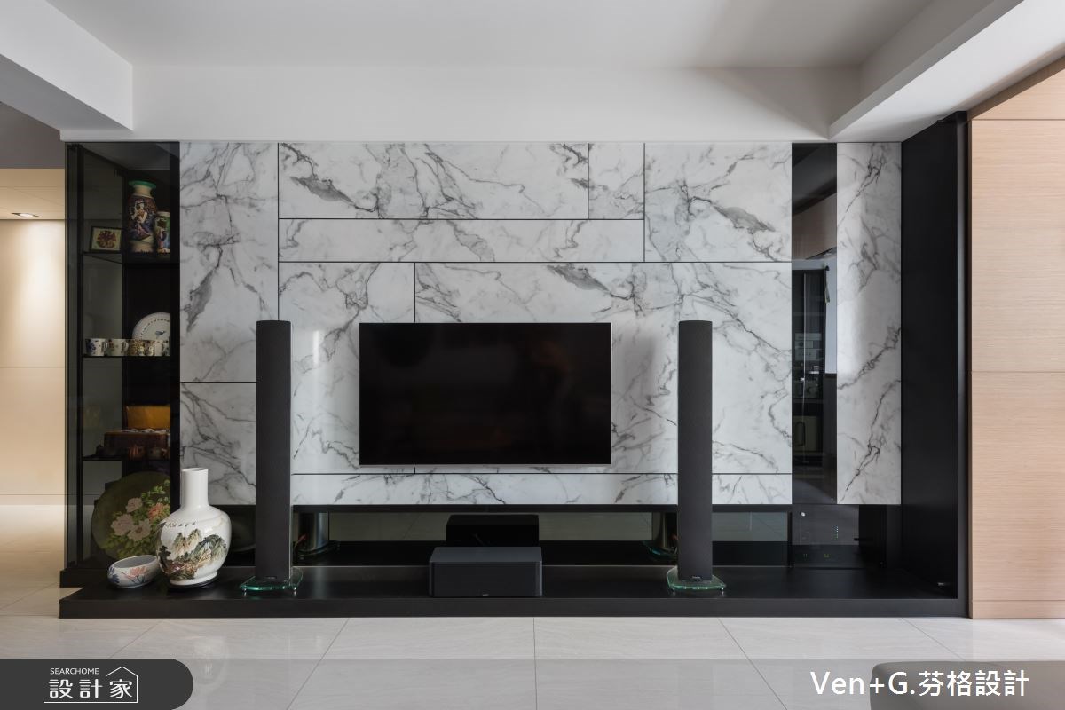 30坪老屋(16~30年)＿簡約風客廳案例圖片＿芬格空間設計事務所＿芬格設計18.自然。人文。風雅 台北老屋翻新30坪簡約風之6