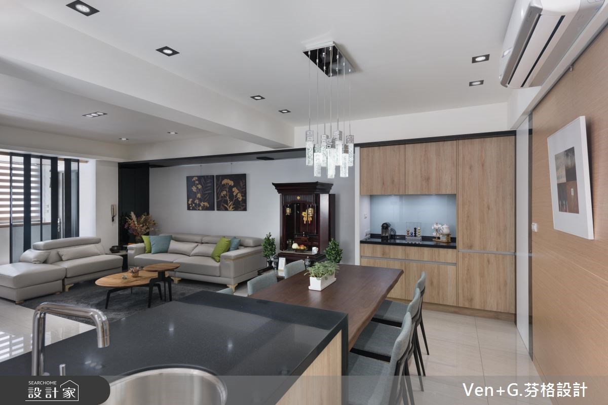 30坪老屋(16~30年)＿簡約風餐廳案例圖片＿芬格空間設計事務所＿芬格設計18.自然。人文。風雅 台北老屋翻新30坪簡約風之10