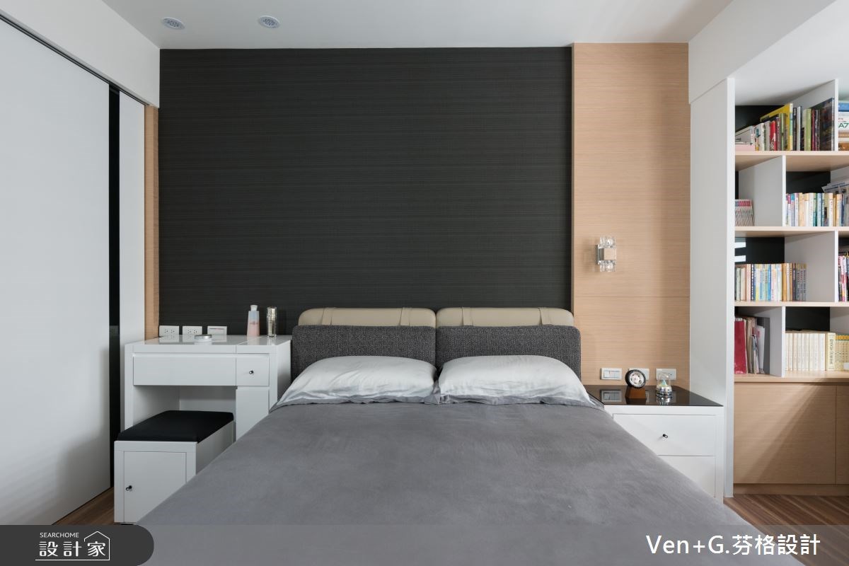 30坪老屋(16~30年)＿簡約風臥室案例圖片＿芬格空間設計事務所＿芬格設計18.自然。人文。風雅 台北老屋翻新30坪簡約風之13