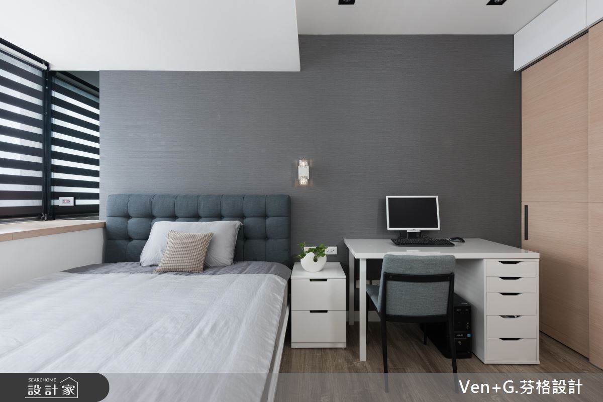 30坪老屋(16~30年)＿簡約風臥室案例圖片＿芬格空間設計事務所＿芬格設計18.自然。人文。風雅 台北老屋翻新30坪簡約風之14