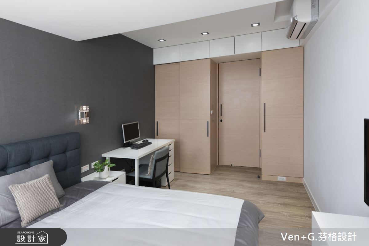 30坪老屋(16~30年)＿簡約風臥室案例圖片＿芬格空間設計事務所＿芬格設計18.自然。人文。風雅 台北老屋翻新30坪簡約風之15
