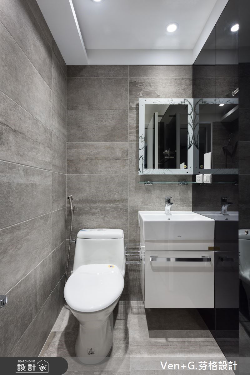 30坪老屋(16~30年)＿簡約風浴室案例圖片＿芬格空間設計事務所＿芬格設計18.自然。人文。風雅 台北老屋翻新30坪簡約風之16