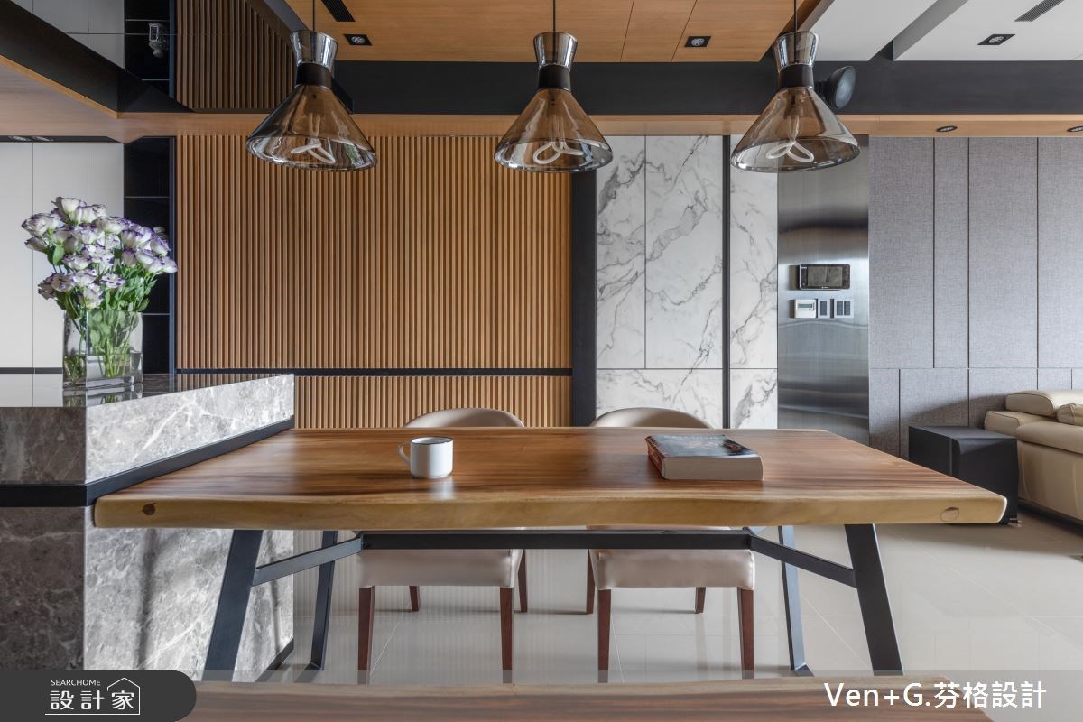 45坪新成屋(5年以下)＿混搭風餐廳案例圖片＿芬格空間設計事務所＿芬格設計20.靜謐 新北45坪混搭風之9