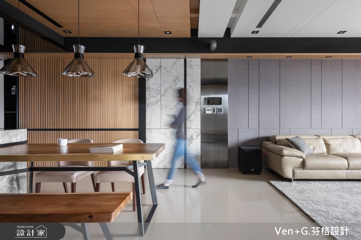 45坪新成屋(5年以下)＿混搭風餐廳案例圖片＿芬格空間設計事務所＿芬格設計20.靜謐 新北45坪混搭風之11
