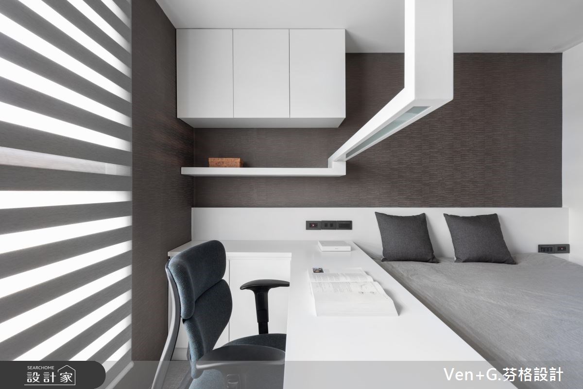 45坪新成屋(5年以下)＿混搭風臥室案例圖片＿芬格空間設計事務所＿芬格設計20.靜謐 新北45坪混搭風之20