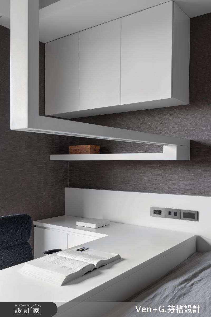 45坪新成屋(5年以下)＿混搭風臥室案例圖片＿芬格空間設計事務所＿芬格設計20.靜謐 新北45坪混搭風之21