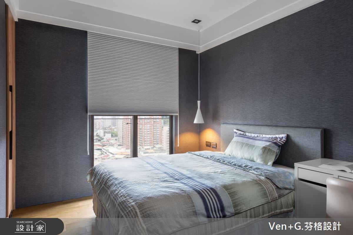45坪新成屋(5年以下)＿混搭風臥室案例圖片＿芬格空間設計事務所＿芬格設計20.靜謐 新北45坪混搭風之22