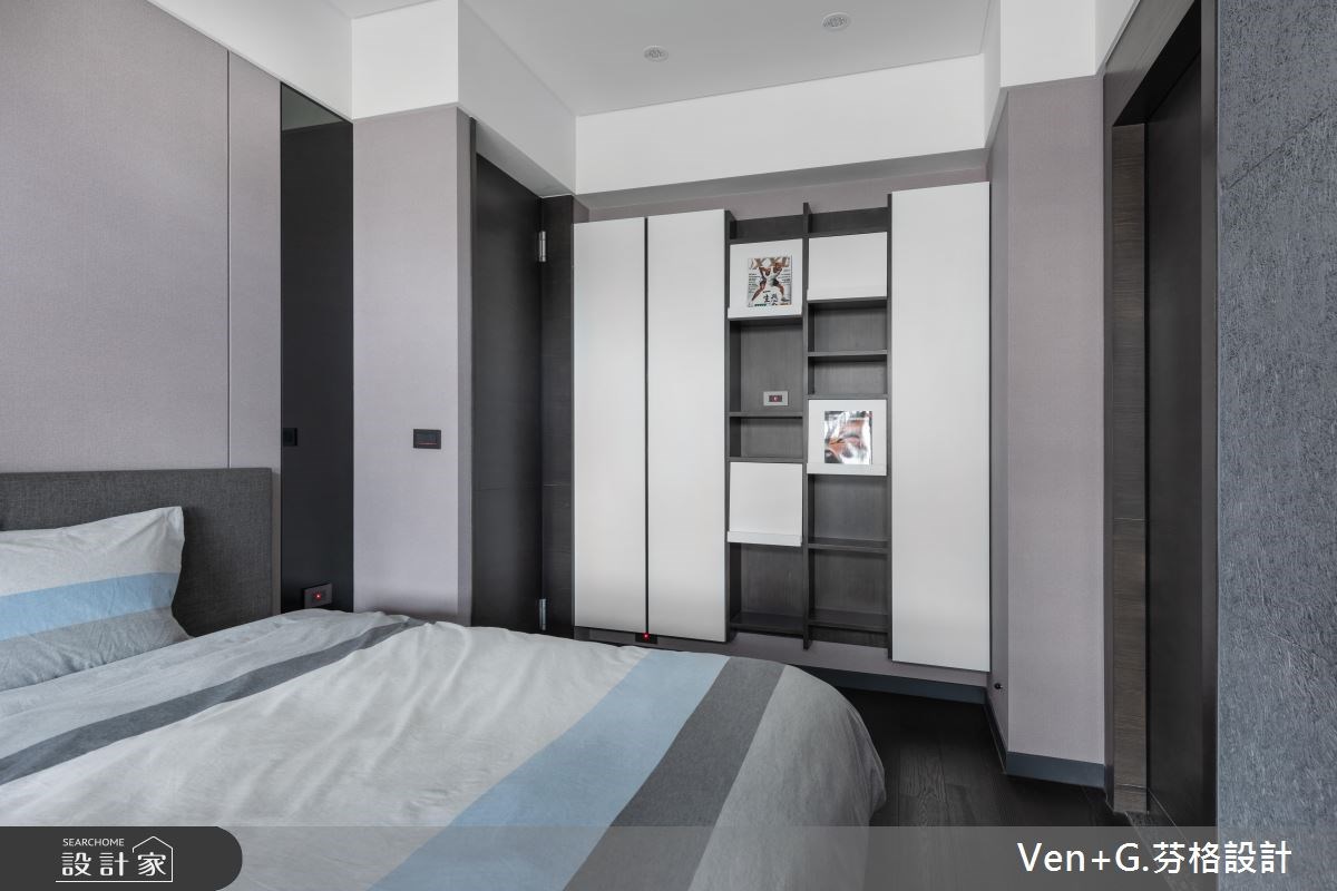 60坪新成屋(5年以下)＿奢華風臥室案例圖片＿芬格空間設計事務所＿芬格設計21.畫題&年鑑 竹北60坪奢華風之20
