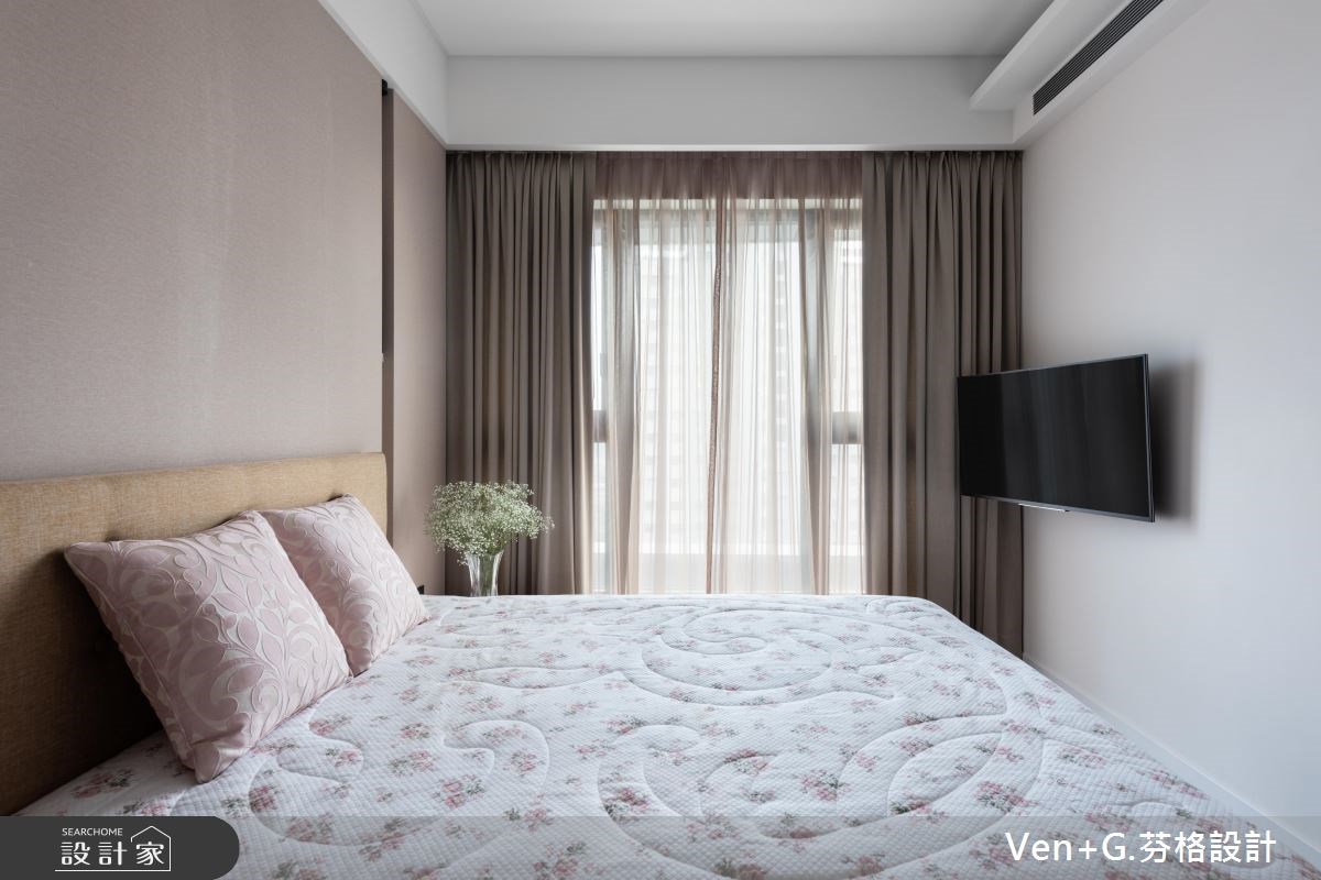 60坪新成屋(5年以下)＿奢華風臥室案例圖片＿芬格空間設計事務所＿芬格設計21.畫題&年鑑 竹北60坪奢華風之22