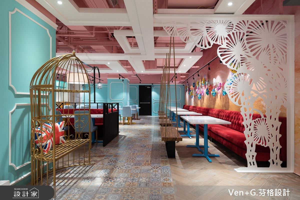 100坪老屋(16~30年)＿療癒風案例圖片＿芬格空間設計事務所＿芬格設計22.樂尼尼統領店 台北商業空間100坪療癒風之5